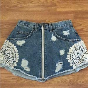 LF Jean Skirt